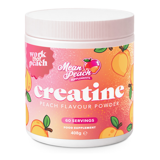 408g Peach Flavour Creatine Monohydrate Powder